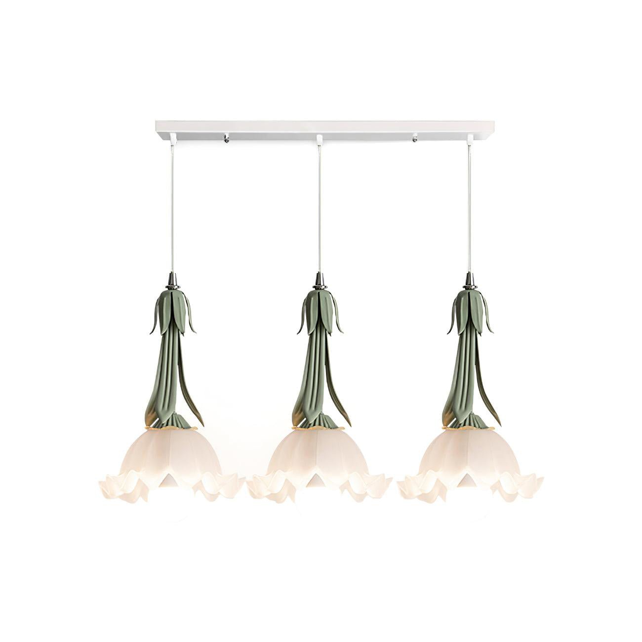 Elegant Floral Hanging Lamp