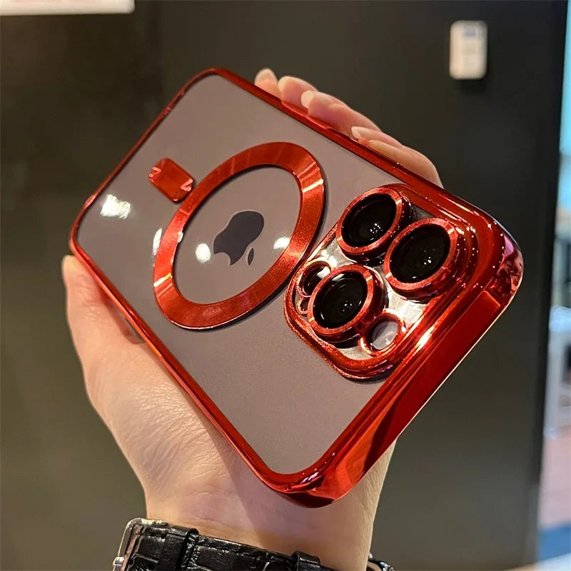 Transparent Slim Magnetic iPhone Phone Case
