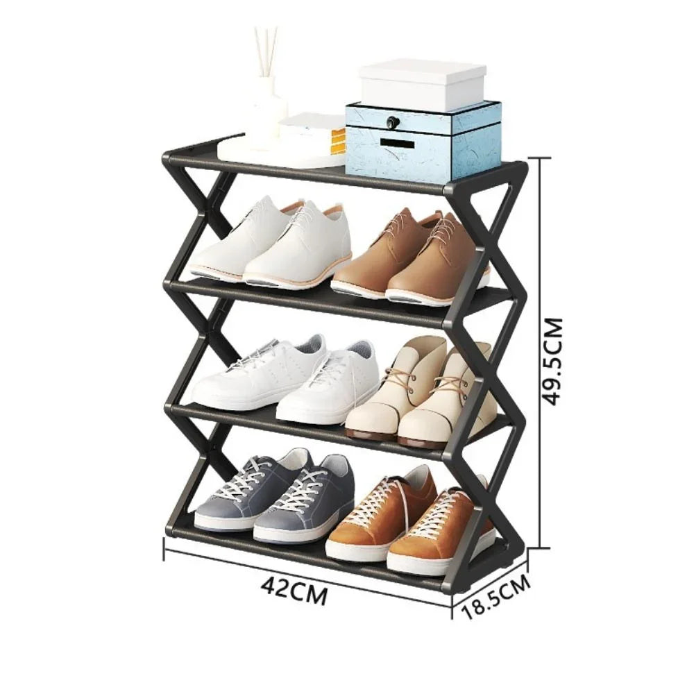 Space Saving 4-Level Shoe Organizer
