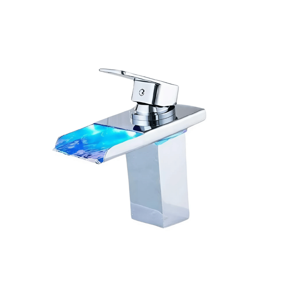 Modern LED Cascade Bathroom Faucet