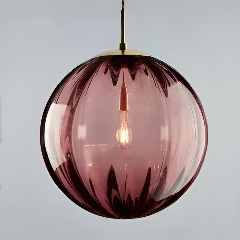Sleek Glass Globe LED Pendant Lamp