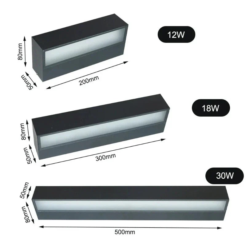 Outdoor LED Wall Light Waterproof Energy Saving