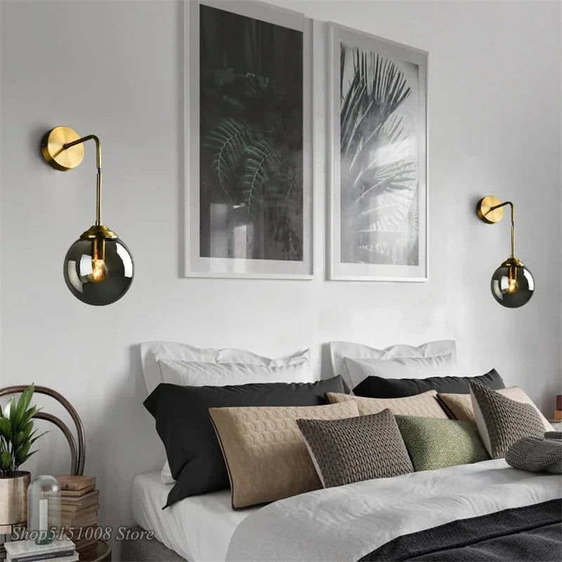 Contemporary Glass Wall Light