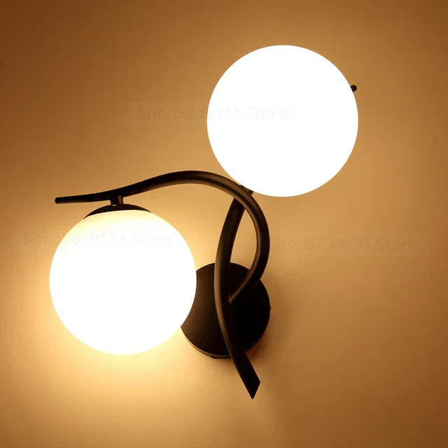 Sleek Iron LED Wall Light for Home