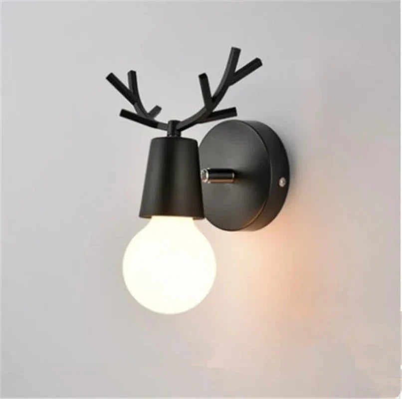 Rustic Wooden LED Wall Light