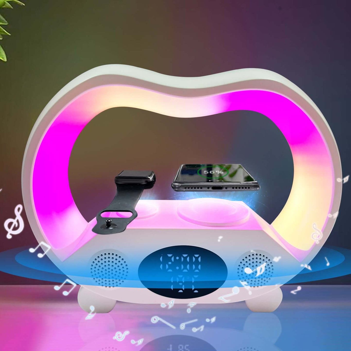 Compact Multi-Function Smart Remote Control Lamp Charger