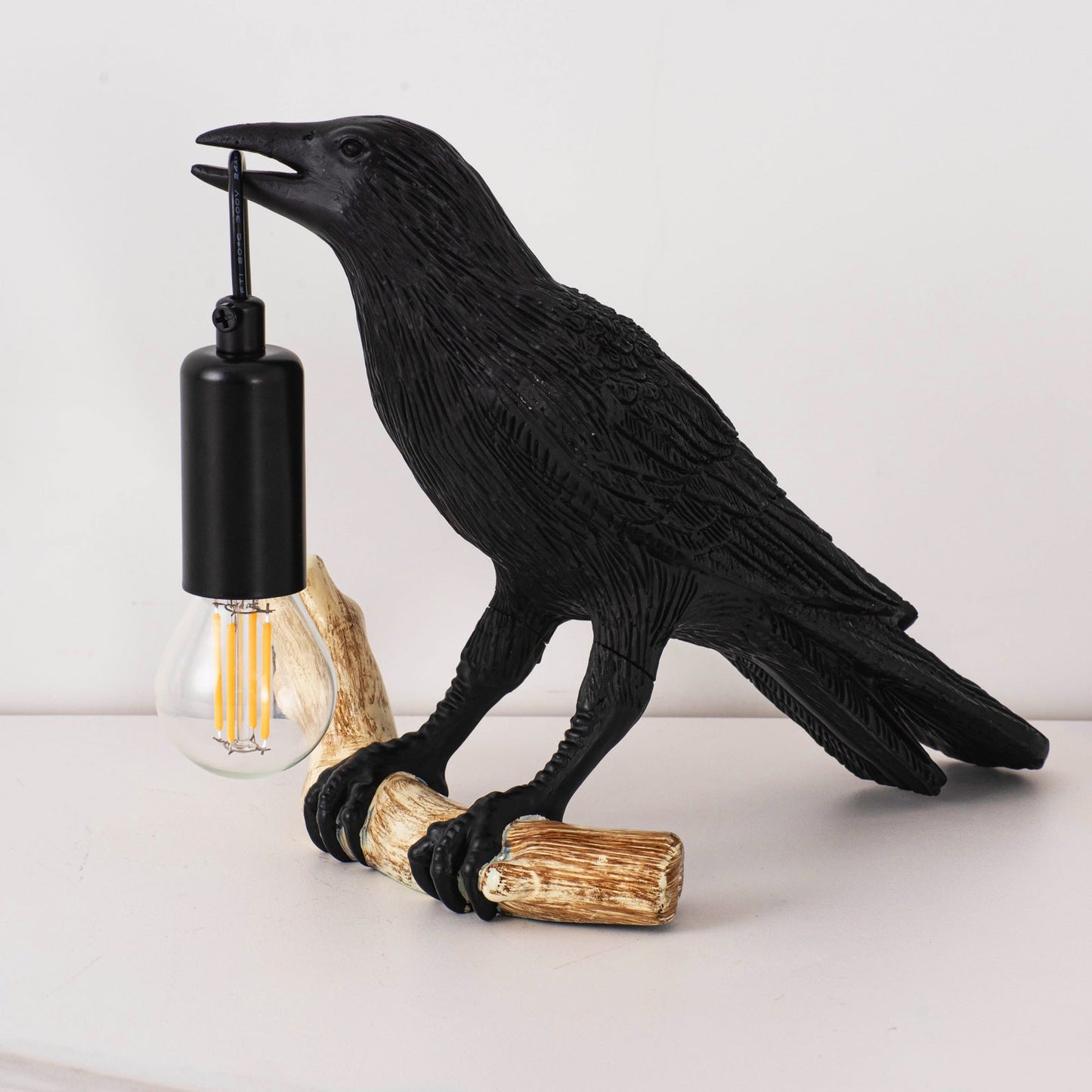 Compact Bird Bedside Table Lamp Nightlight