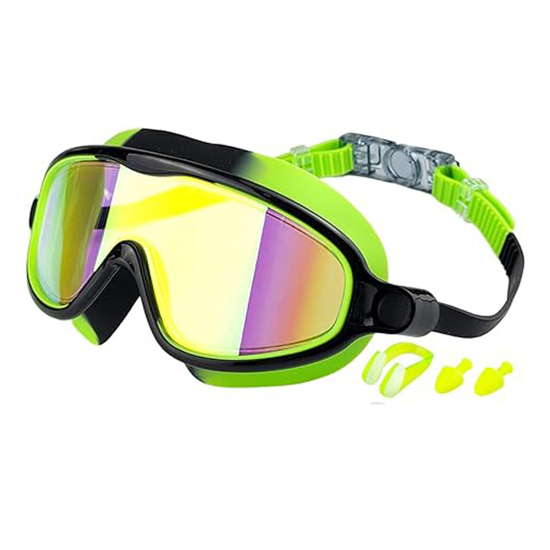 Kids Swimming Goggles Large Frame Waterproof Anti Fog
