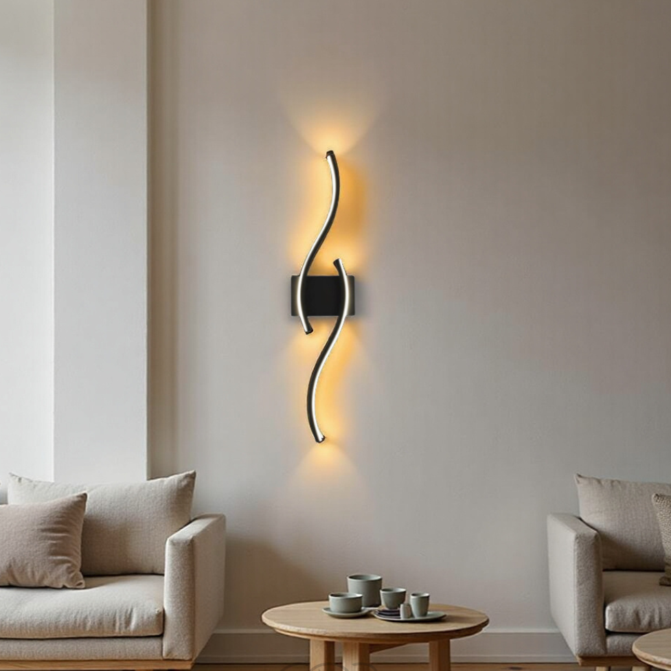 Smart Wireless Black LED Light Fixture