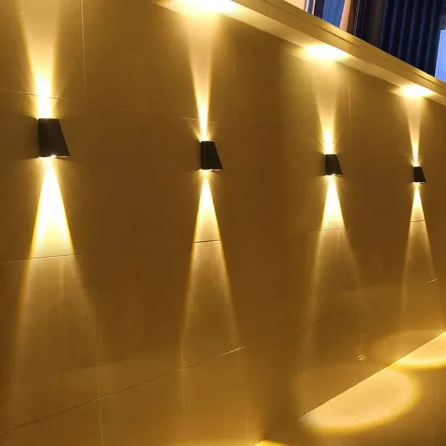 Outdoor Solar Powered LED Wall Lights