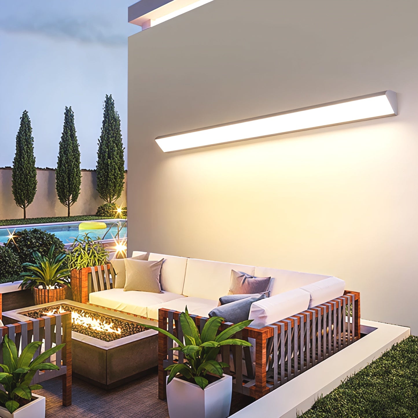 Durable Outdoor LED Wall Lamp Waterproof Aluminium