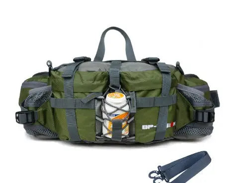 Waterproof Hiking Hip Pack - 5L Bum Bag with Zip Pockets