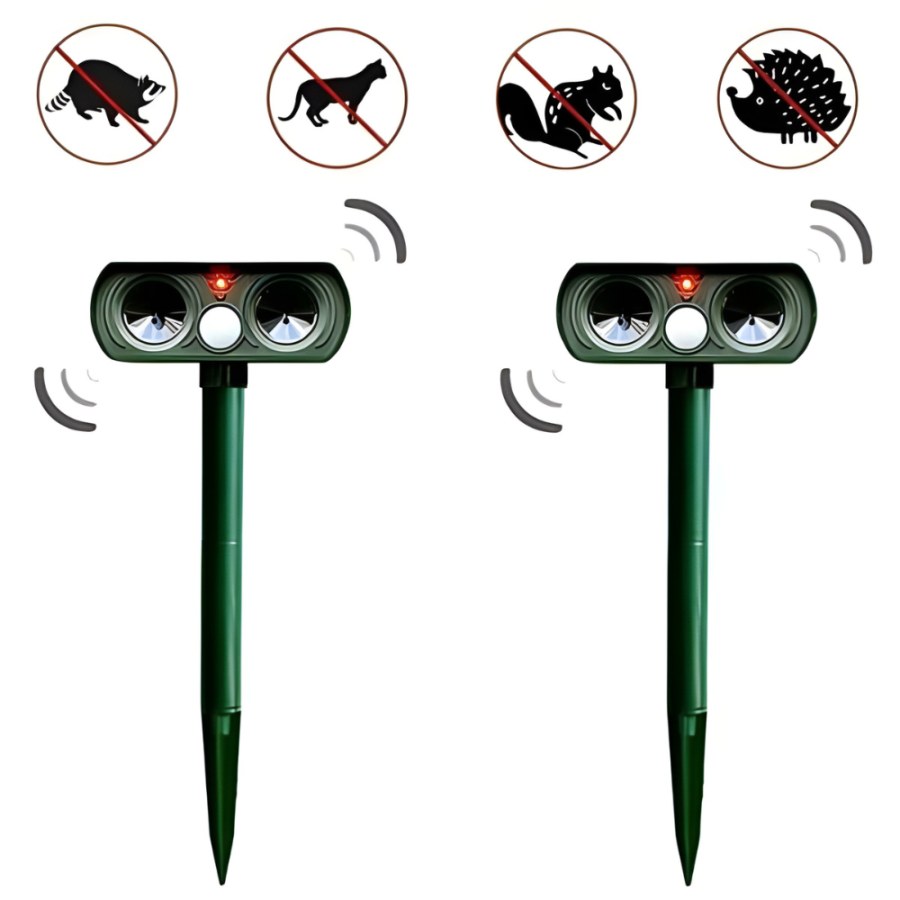 Outdoor Motion Sensor Pest Repeller Ultrasonic Device