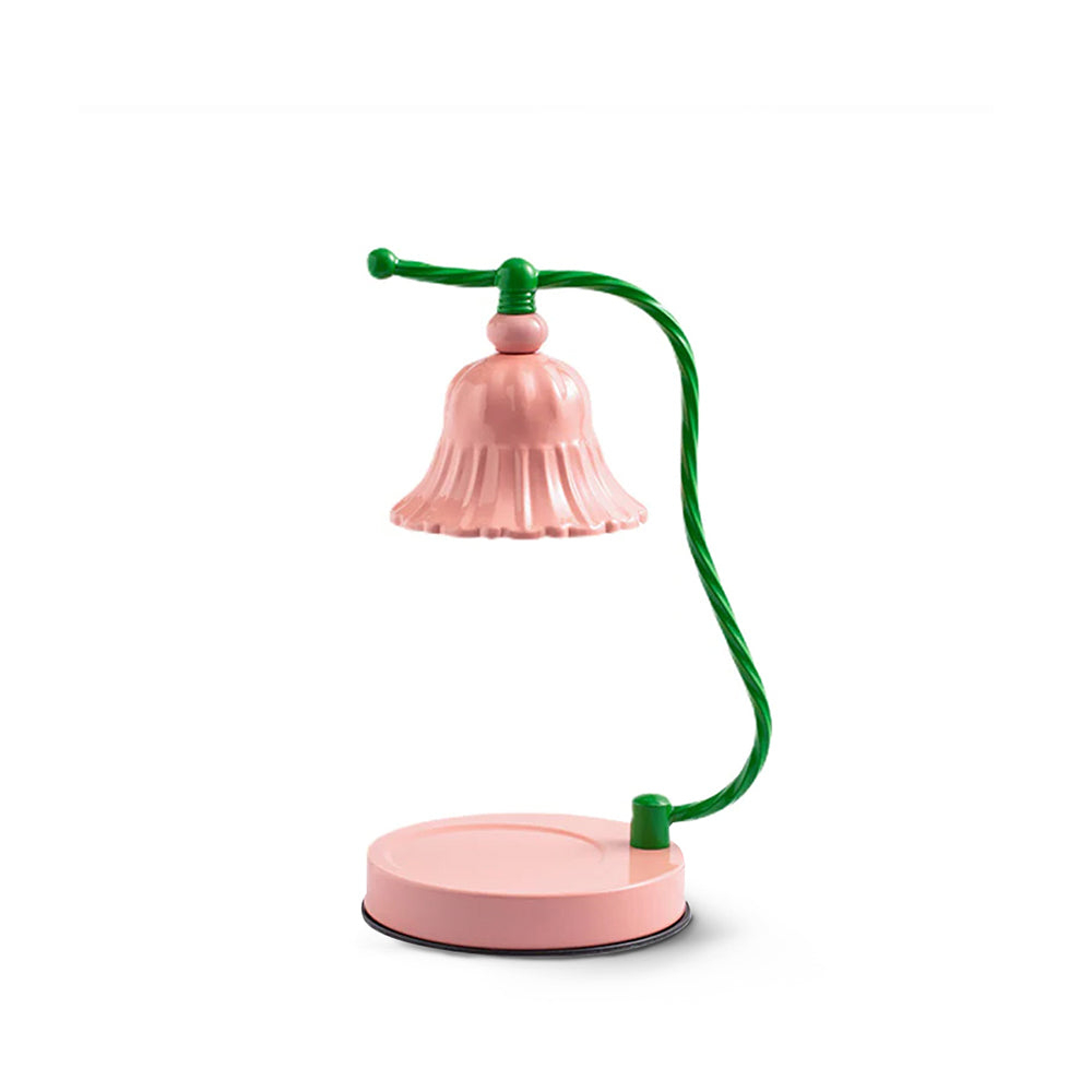 Pretty Pink Glass Desk Lamp