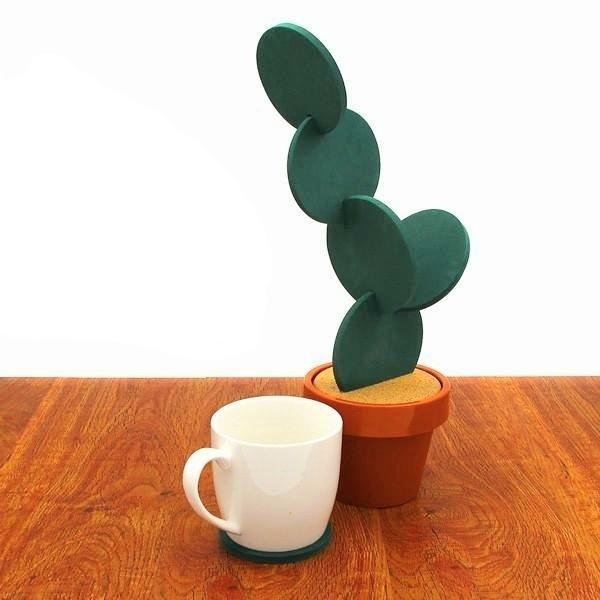 Small Succulent Plant Coasters