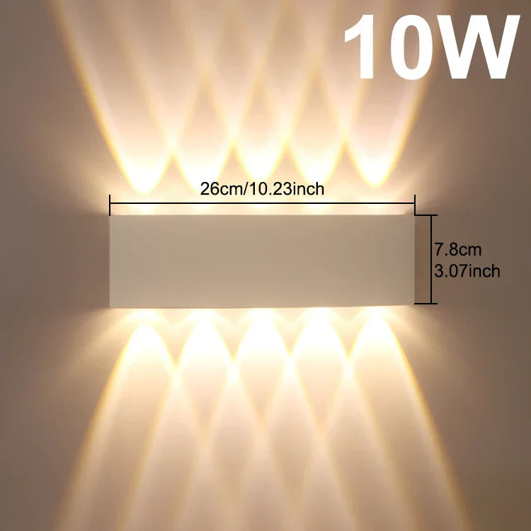 Outdoor LED Wall Lantern - Waterproof Patio and Garden Light