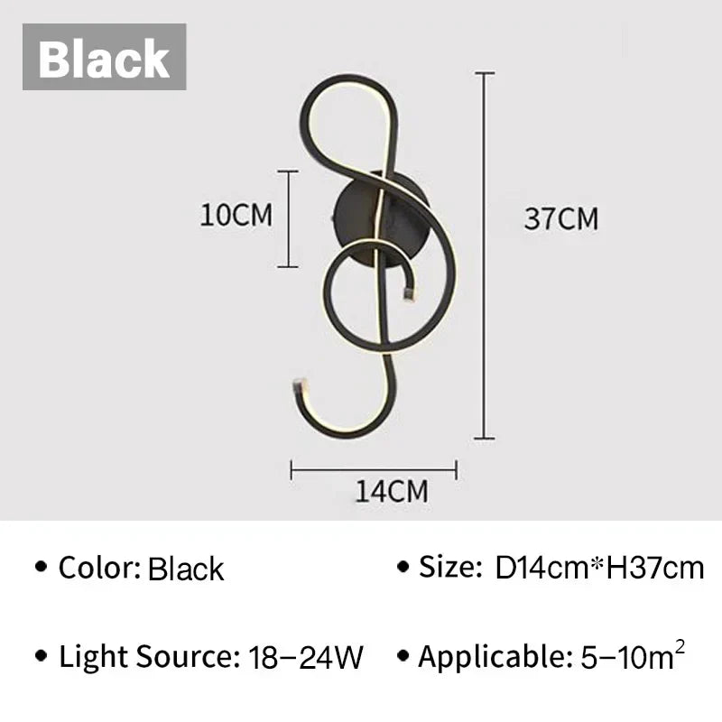 Stylish LED Wall Sconce Lamp