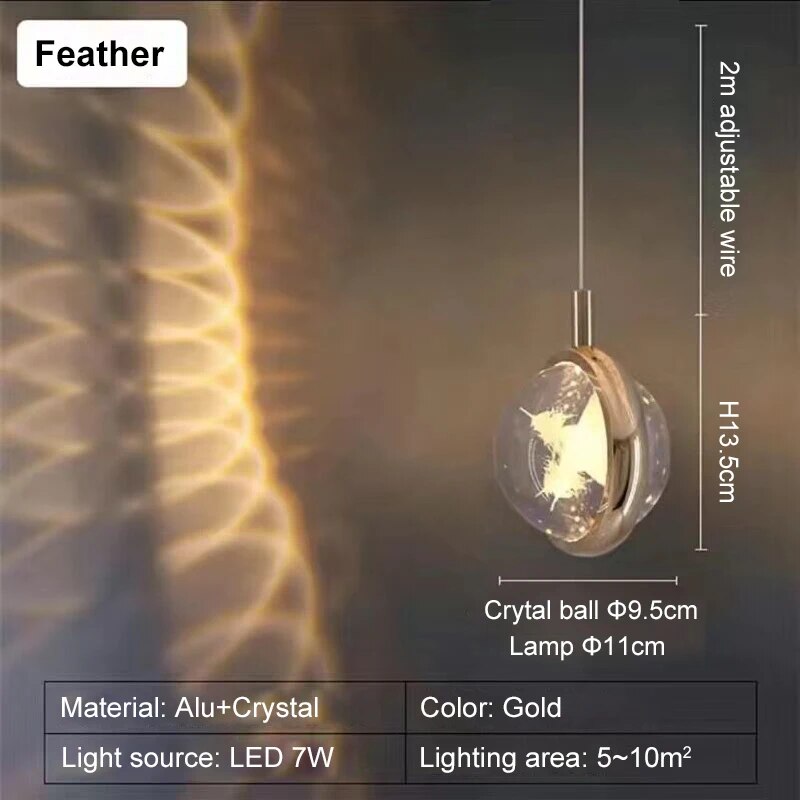 Colorful Crystal LED Mood Table Lamp