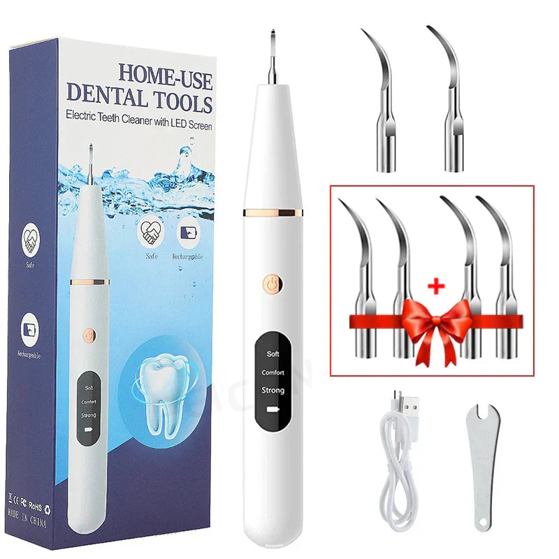Professional Dental Plaque Remover Ultrasonic Tooth Cleaner