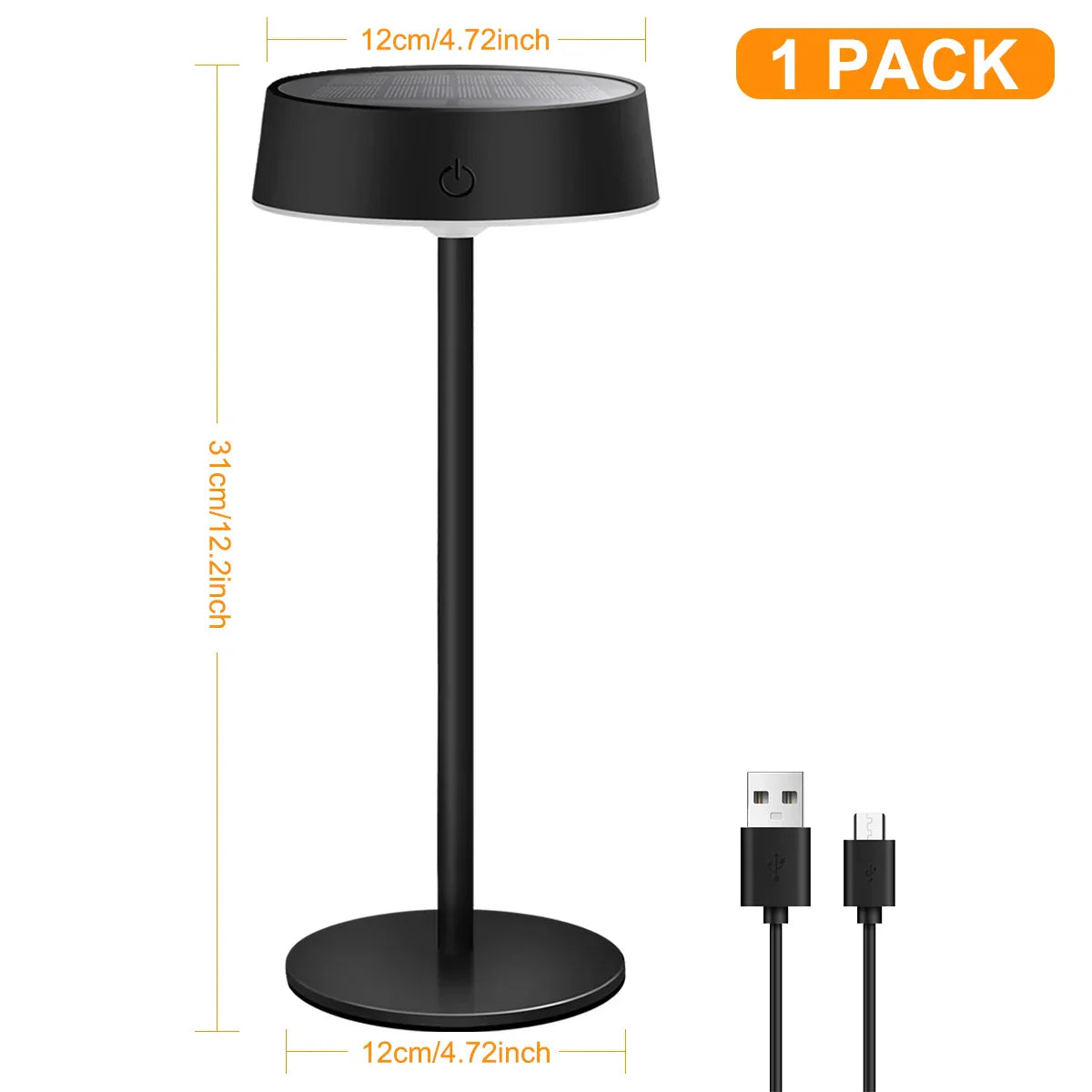 Wireless Outdoor Solar LED Table Lamp