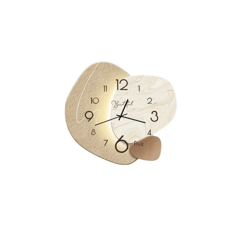 Contemporary Silent Wall Clock for Home Decor