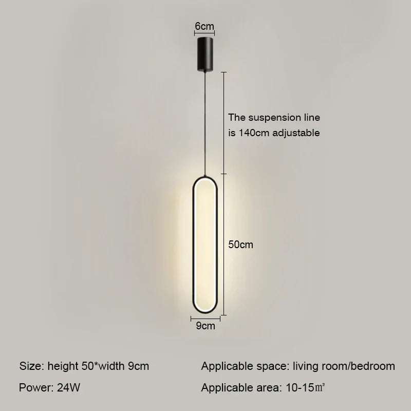 Stylish LED Circle Pendant Light
