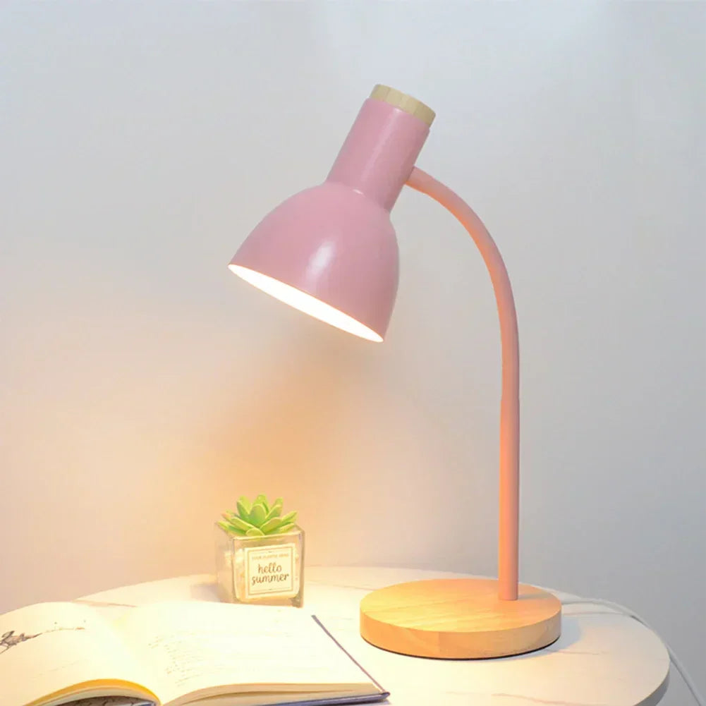 Rustic Wooden Modern LED Table Lamp
