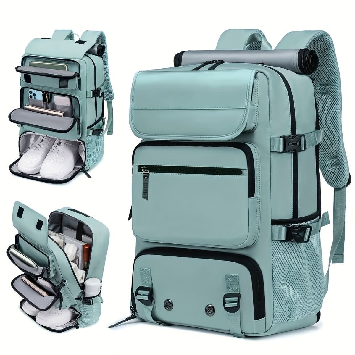 Waterproof Hiking Backpack with USB Charging Port