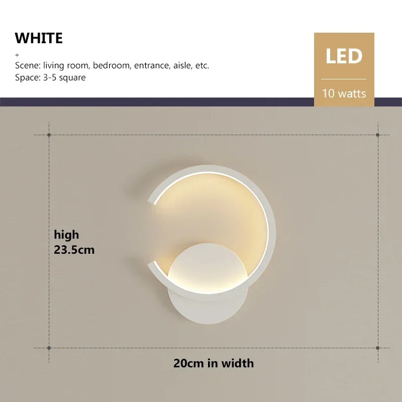 Simple LED Wall Light – Contemporary Up Down Lighting