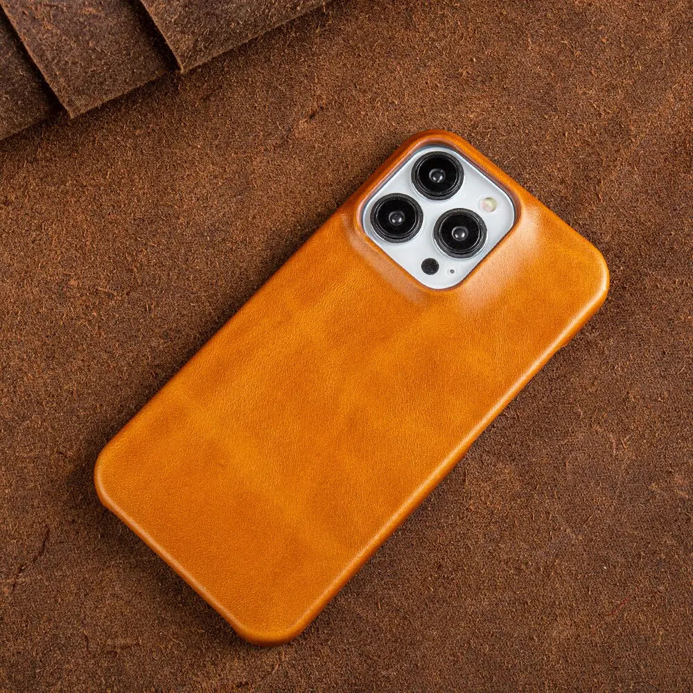 Premium Leather iPhone Case