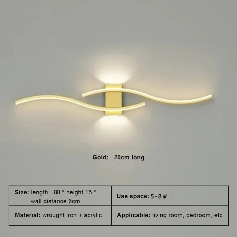Slim LED Wall Light - Adjustable Dimmable Sconce
