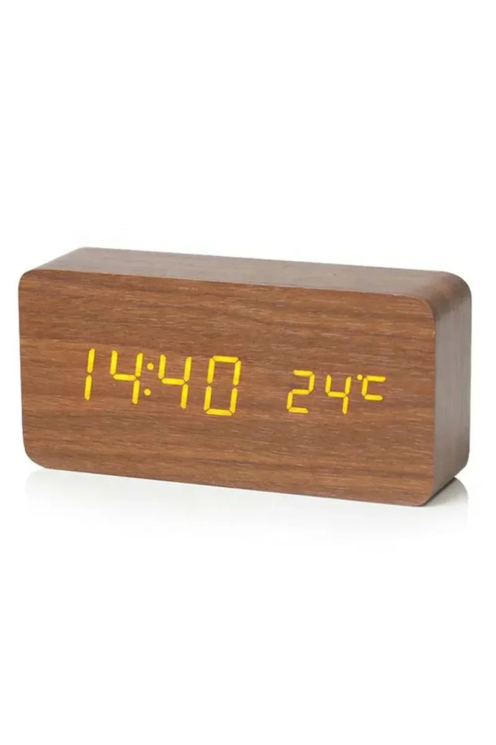 Compact LED Clock with Multiple Display Modes