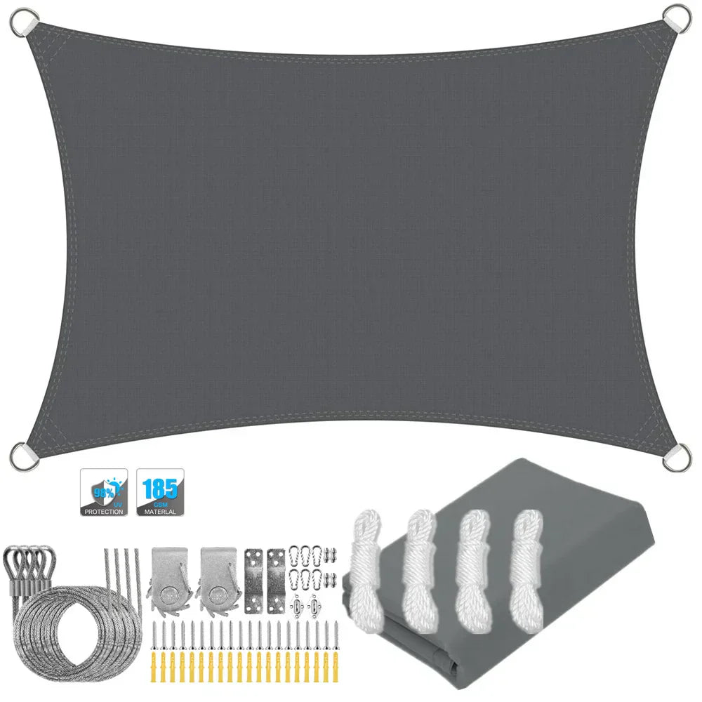 Outdoor Waterproof Sun Shade Sail with UV Resistance