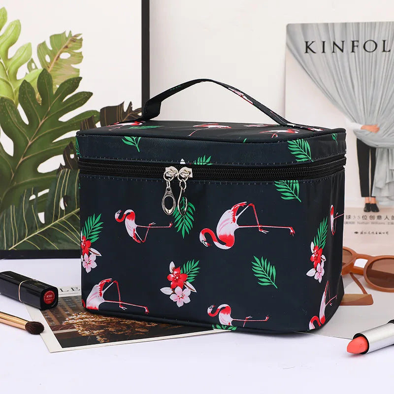 Stylish Animal Print Travel Makeup Bag