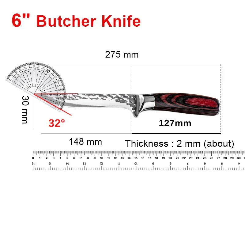 Sharp Premium Kitchen Boning Knife