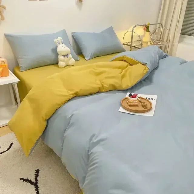 Cozy Reversible Bed Sheet Set for Ultimate Sleeping Comfort
