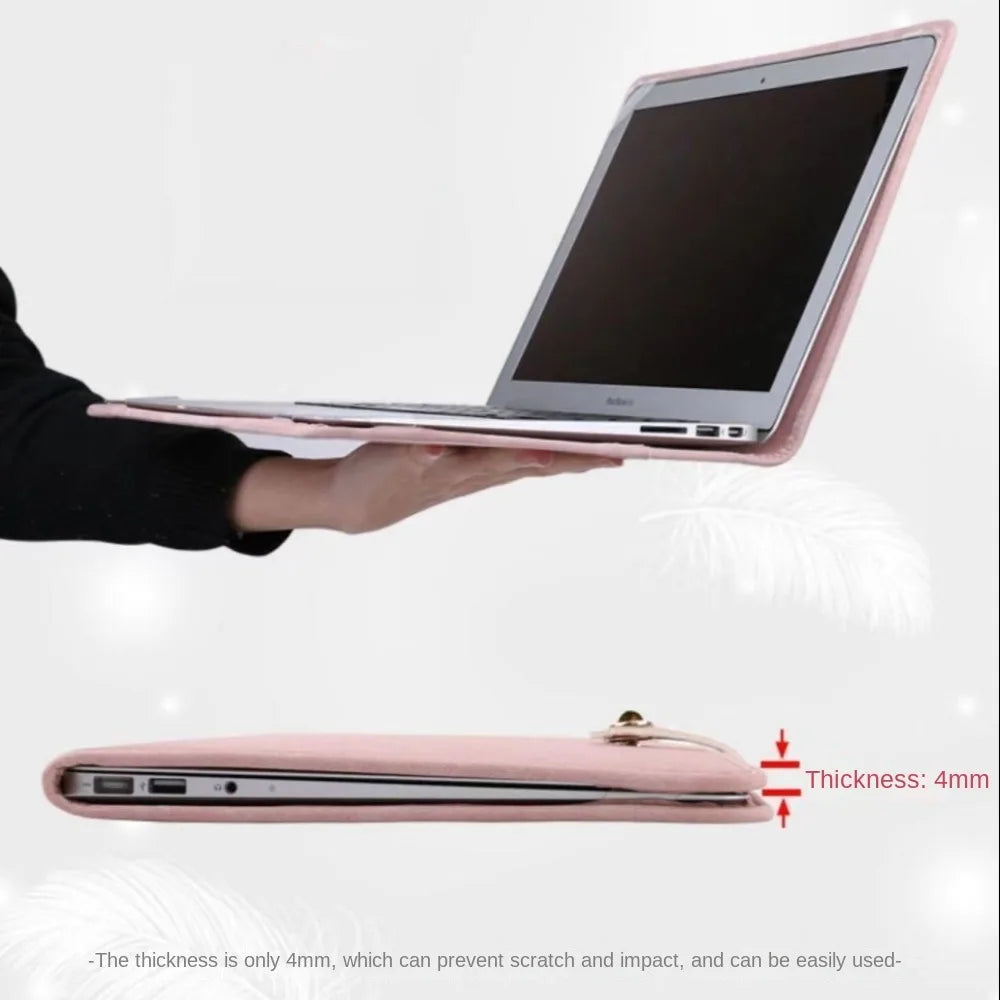 Stylish Pink Laptop Sleeve Case