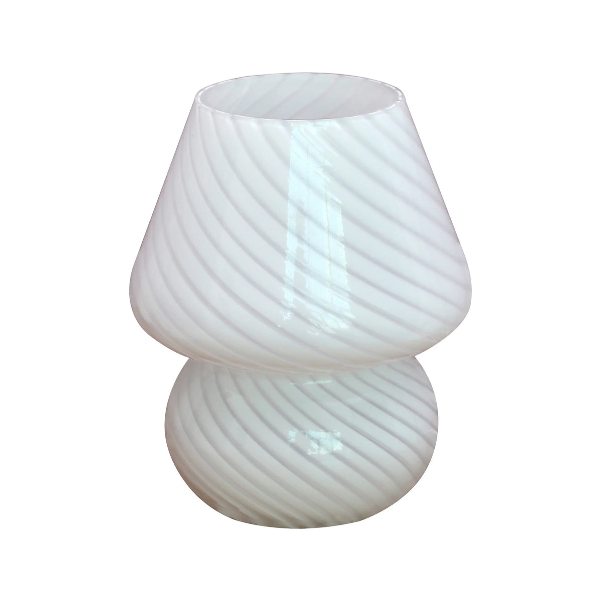 Colorful Glass Mushroom Table Lamp