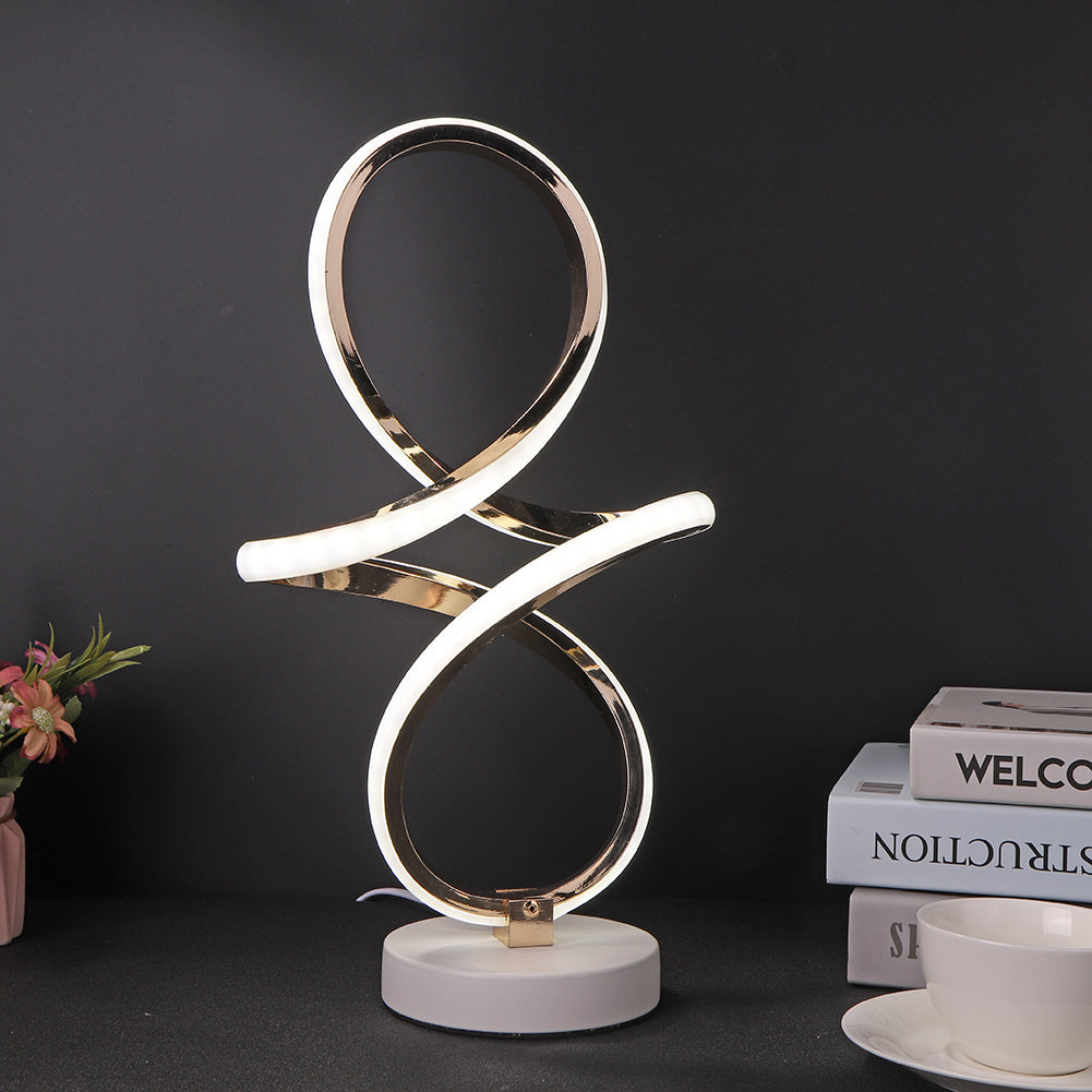 Unique LED Spiral Desk Lamp