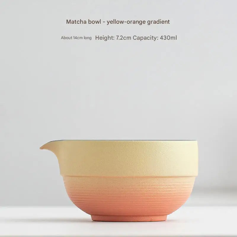 Authentic Green Tea Ceramic Matcha Bowl Standard Size