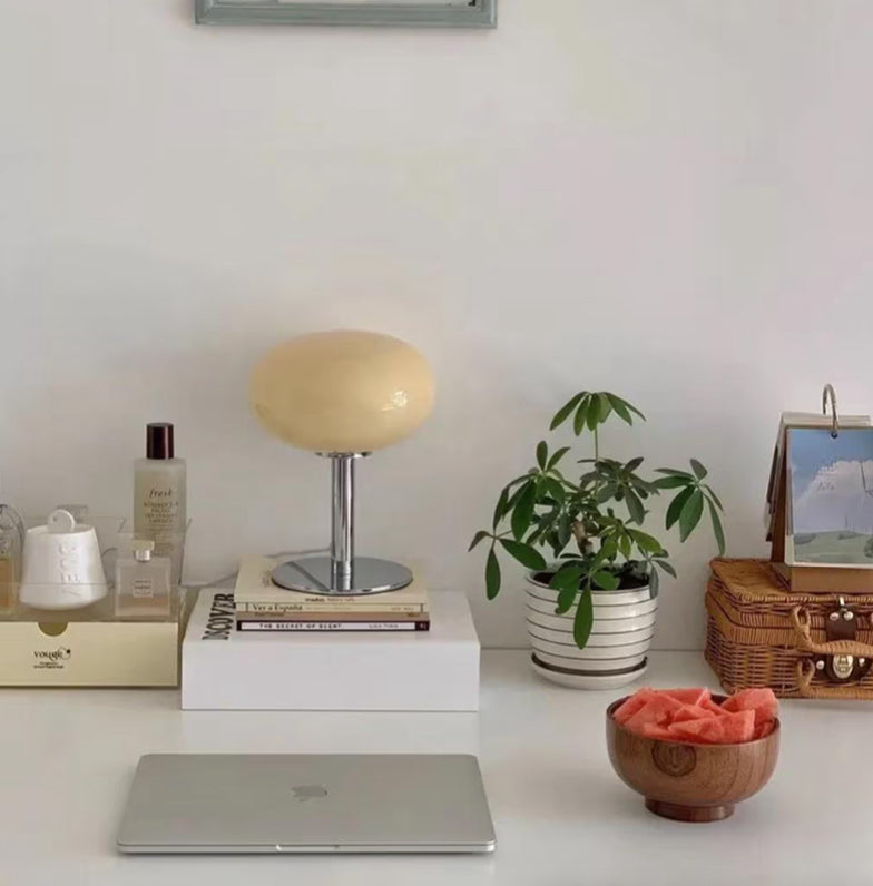 Soft Beige Desk Lamp for Warm Ambient Light