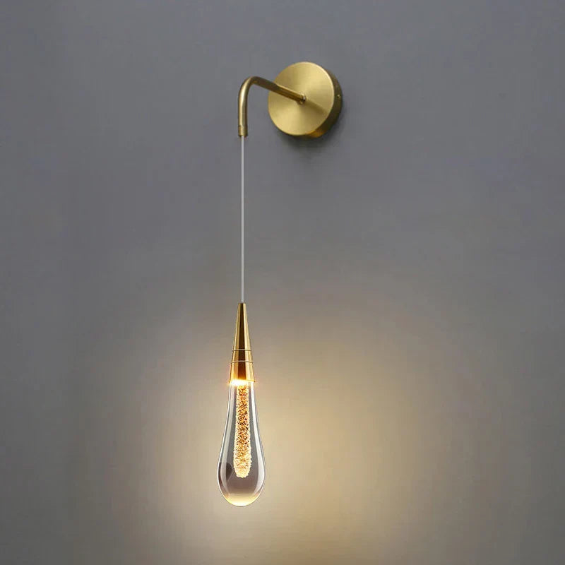 Luxurious Crystal Drop Wall Light