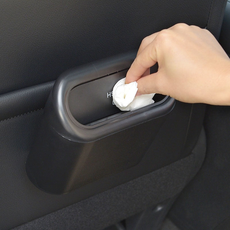 Compact Car Garbage Container with Lid