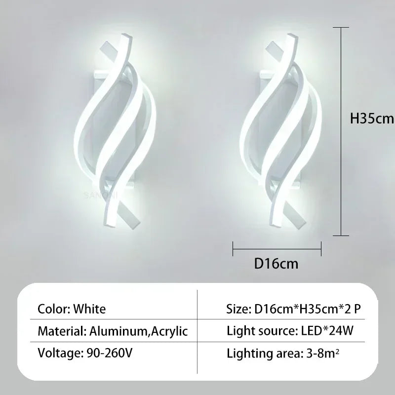 Stylish LED Wall Sconce Light