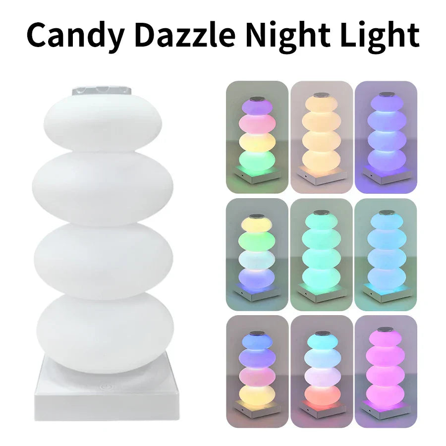 Colorful LED Desk Lamp with USB and Dimmer