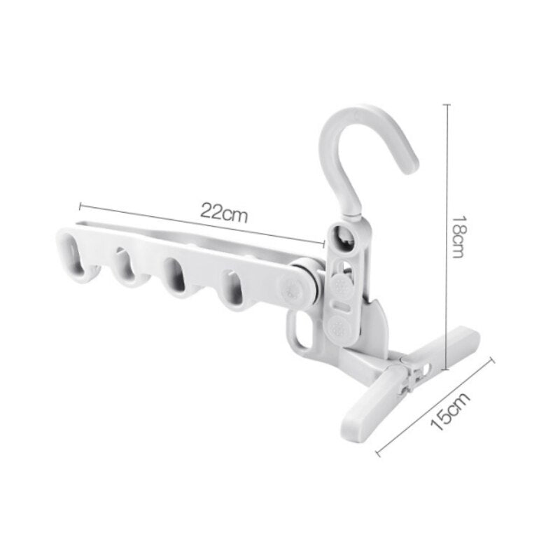 Portable Folding Closet Hanging Organizer
