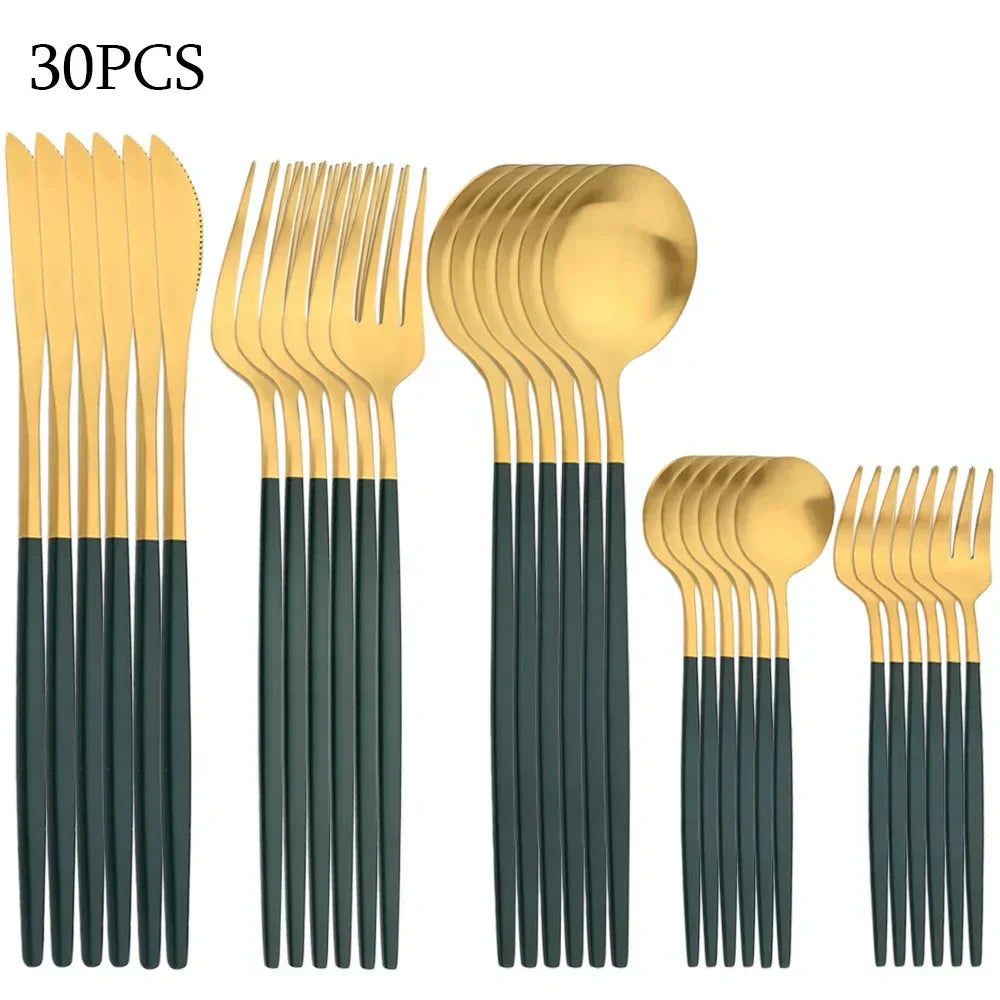 Elegant Table Cutlery 30 Piece Set