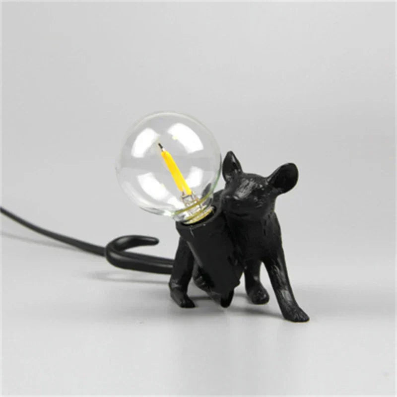Fun Animal LED Desk Lamps: Cute Cat, Rat, Squirrel Night Lights