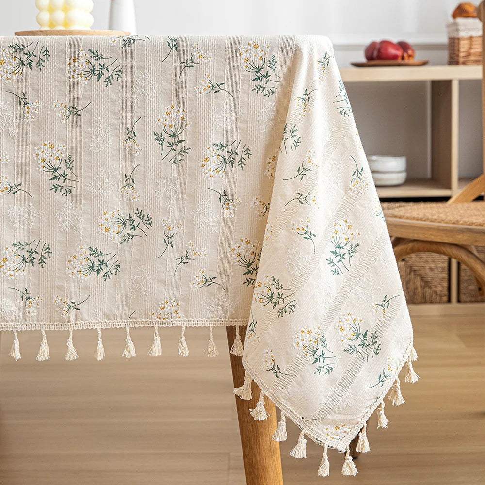 Colorful Patterned Table Cover