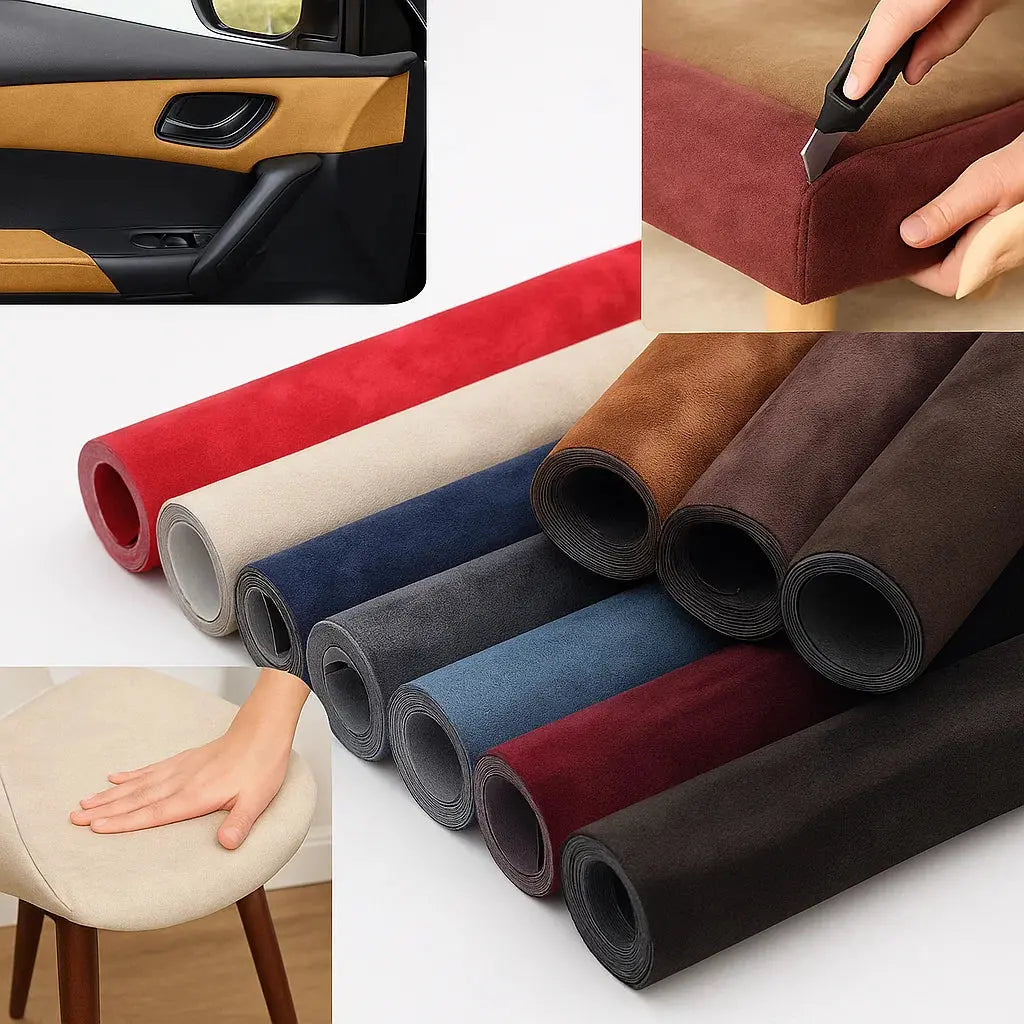 Stick-on Faux Suede Microfiber Fabric - Cofik